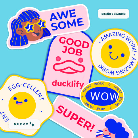 Diseño Papelería Stickers